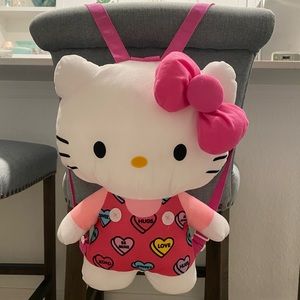 Hello Kitty Valentine Heart Backpack Size 17” x 12”